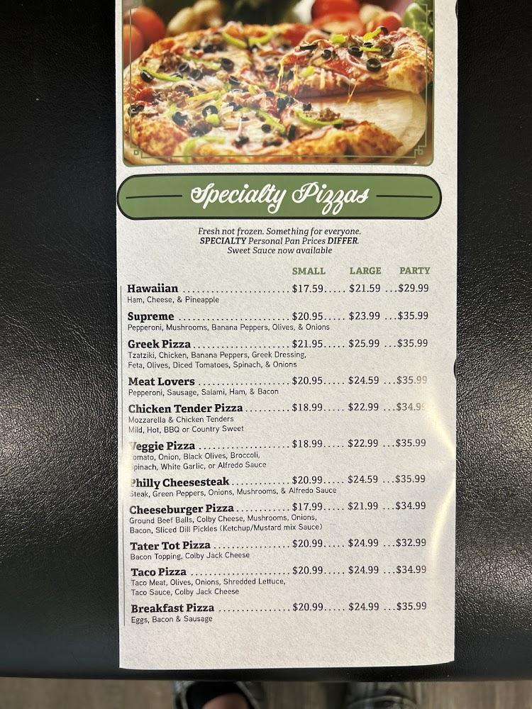 Shenanigans Fine Dining and Gaslight Pizzeria Menu image 3