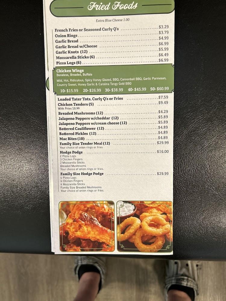 Shenanigans Fine Dining and Gaslight Pizzeria Menu image 4